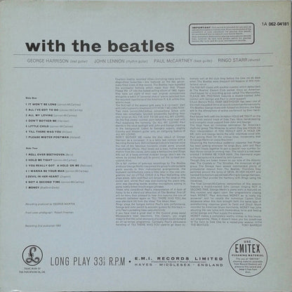 The Beatles : With The Beatles (LP, Album, RE, Lab)