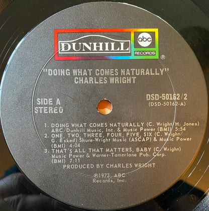 Charles Wright : Doing What Comes Naturally (2xLP, Album, Pit)