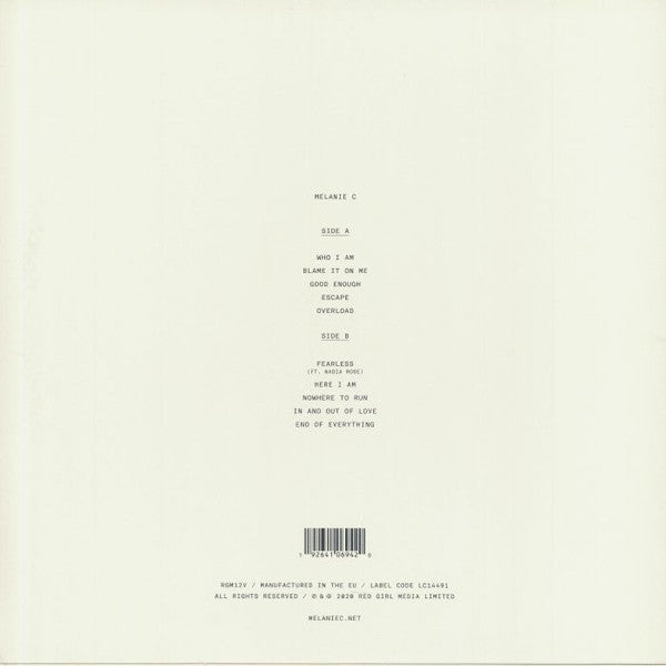 Melanie C : Melanie C (LP, Album)