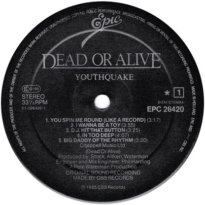 Dead Or Alive : Youthquake (LP, Album)