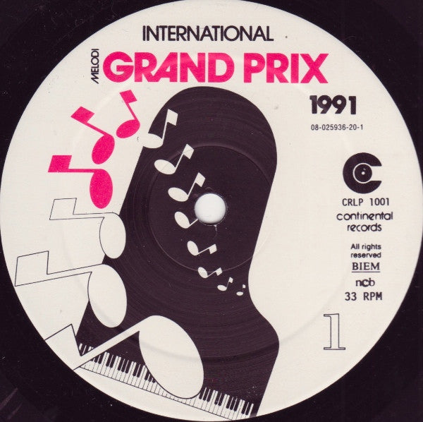 Various : International Grand Prix 1991 (LP, Comp)