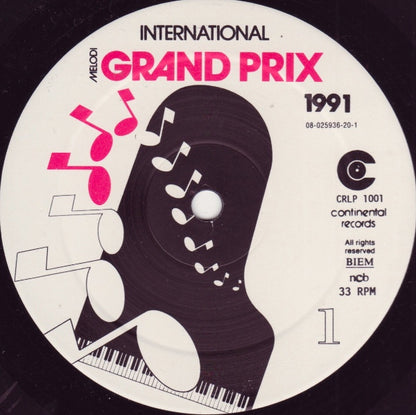 Various : International Grand Prix 1991 (LP, Comp)