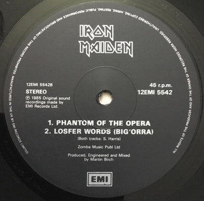 Iron Maiden : Run To The Hills (Live) (12")