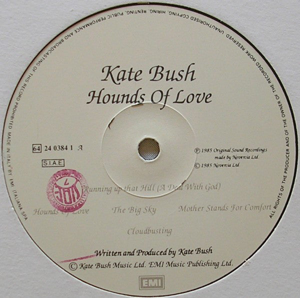 Kate Bush : Hounds Of Love (LP, Album)