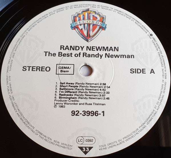 Randy Newman : The Best Of (LP, Comp)