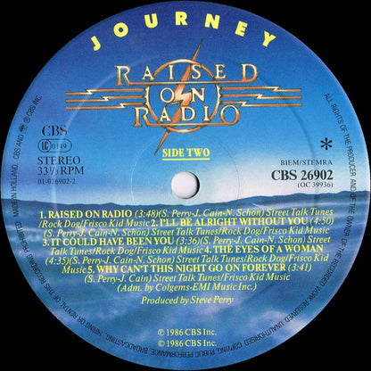 Journey : Raised On Radio (LP, Album)