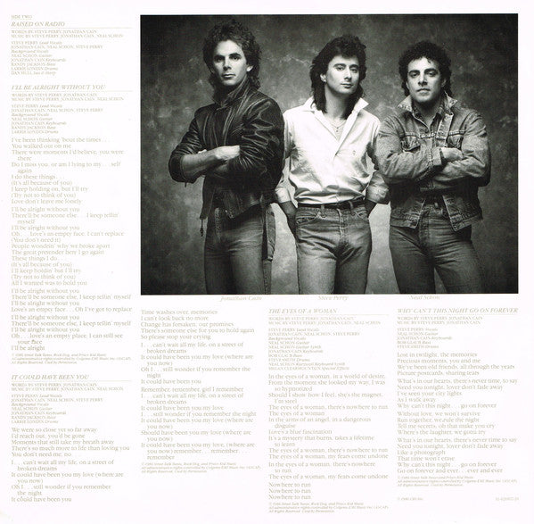 Journey : Raised On Radio (LP, Album)