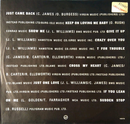 Colin James (2) : Sudden Stop (LP, Album)
