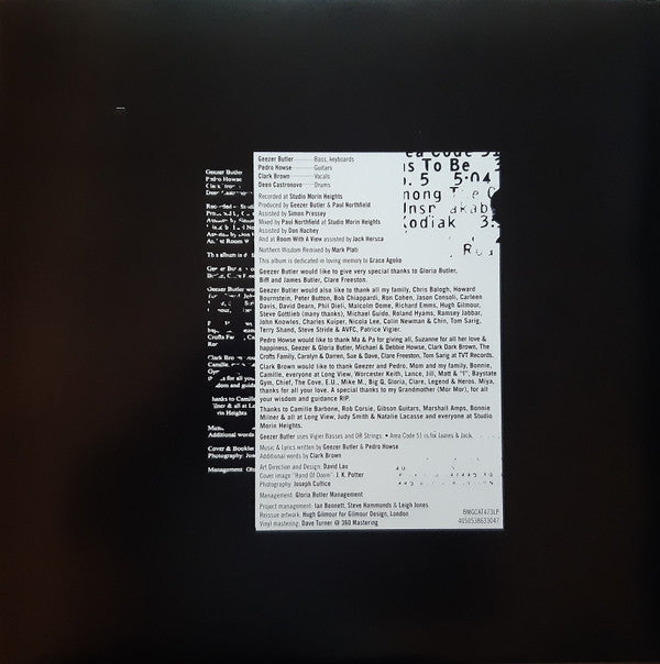 Geezer Butler : Black Science (LP, Album)