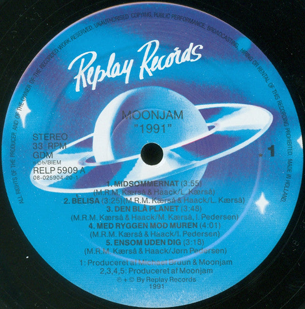 Moonjam : 1991 (LP, Album)