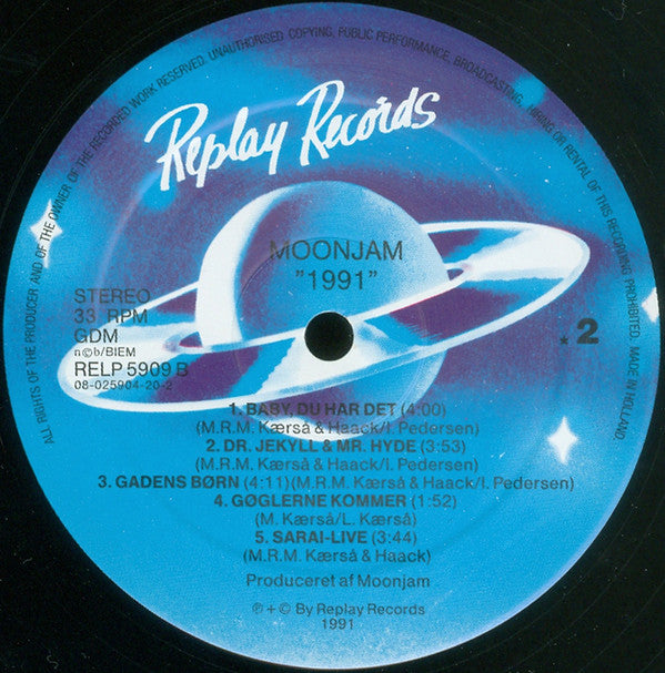 Moonjam : 1991 (LP, Album)
