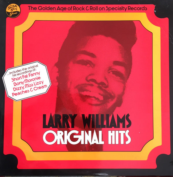 Larry Williams (3) : Original Hits (LP, RE)