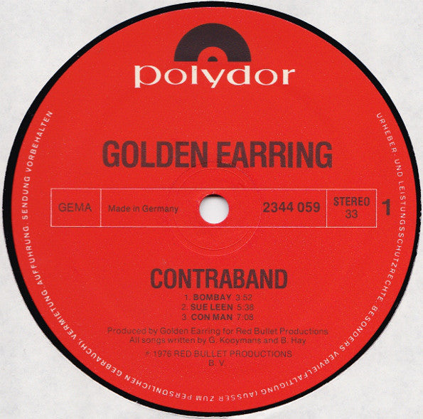 Golden Earring : Contraband (LP, Album)
