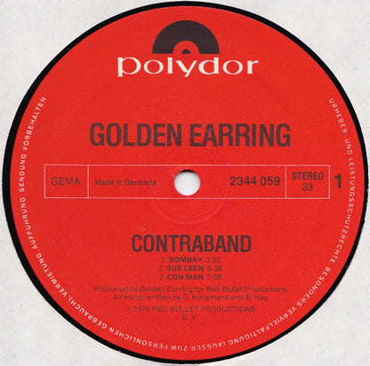 Golden Earring : Contraband (LP, Album)
