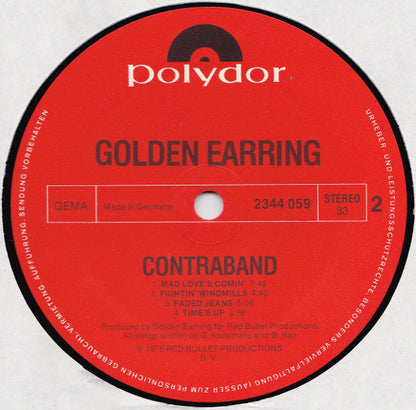 Golden Earring : Contraband (LP, Album)