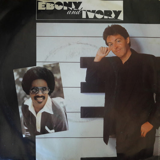 Paul McCartney : Ebony and Ivory (7", Single)