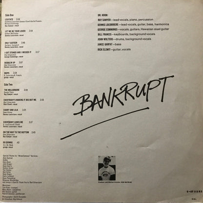 Dr. Hook : Bankrupt (LP, Album)
