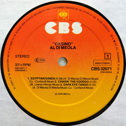 Al Di Meola : Casino (LP, Album, RE)