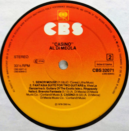 Al Di Meola : Casino (LP, Album, RE)