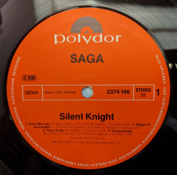 Saga (3) : Silent Knight (LP, Album)