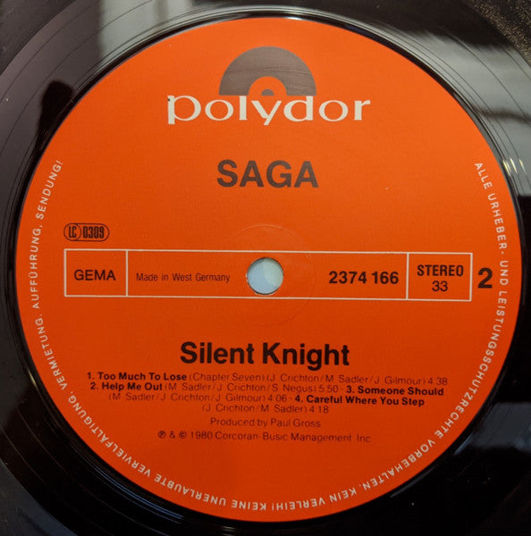 Saga (3) : Silent Knight (LP, Album)
