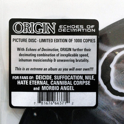 Origin (7) : Echoes Of Decimation (LP, Ltd, Pic)