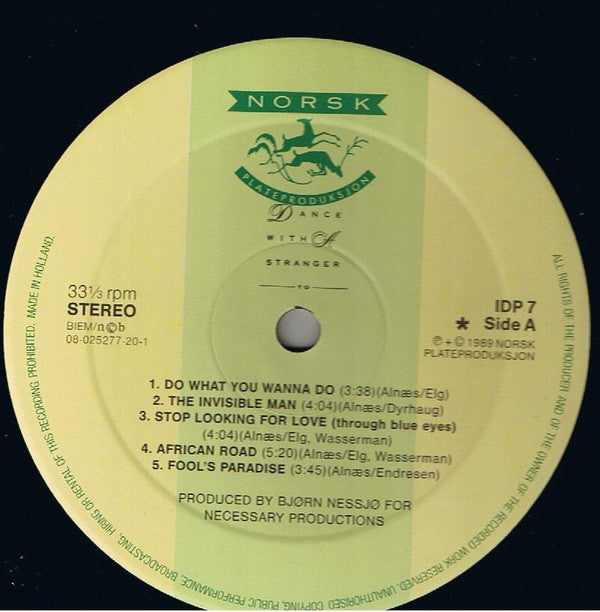 Dance With A Stranger : To (LP, Album)