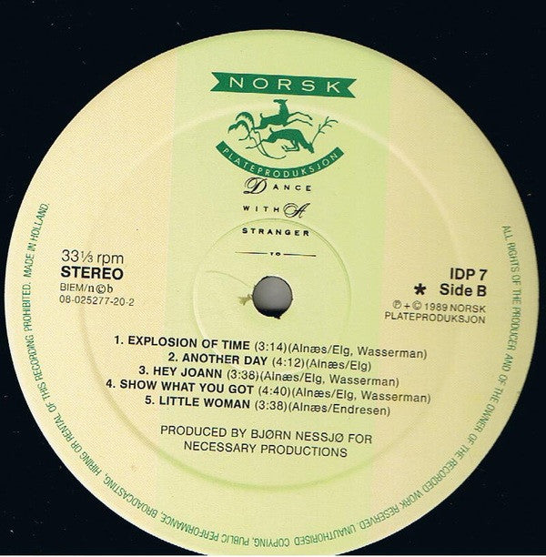 Dance With A Stranger : To (LP, Album)