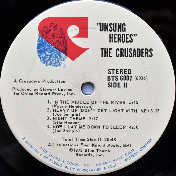 The Crusaders : Unsung Heroes (LP, Album, San)