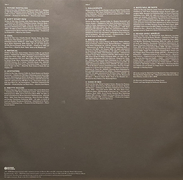 Dua Lipa : Future Nostalgia (LP, Album, Fre)