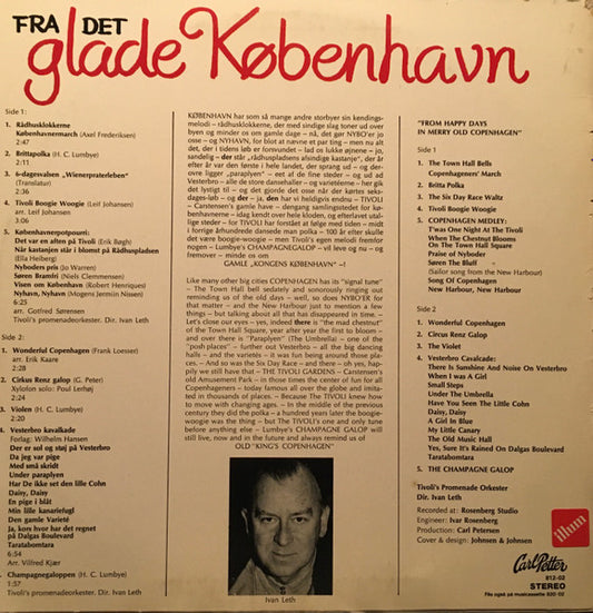 Tivolis Promenadeorkester : Fra det glade København (LP)