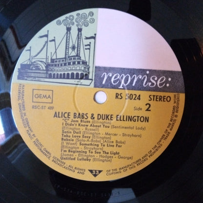 Alice Babs & Duke Ellington : Serenade To Sweden (LP)