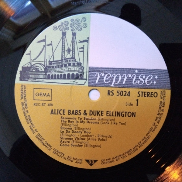 Alice Babs & Duke Ellington : Serenade To Sweden (LP)