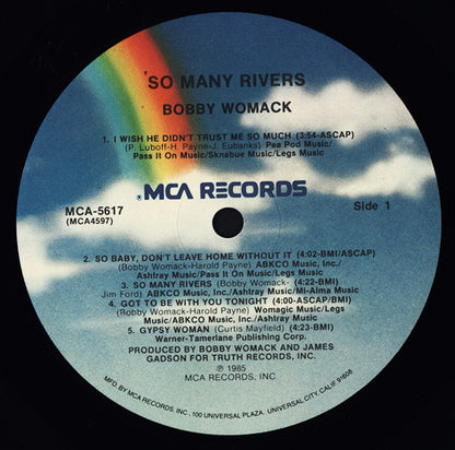 Bobby Womack : So Many Rivers (LP, Album, Pin)