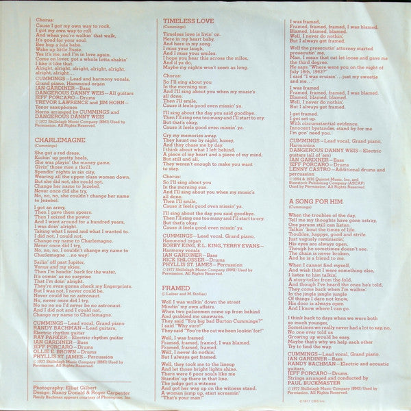 Burton Cummings : My Own Way To Rock (LP, Album)