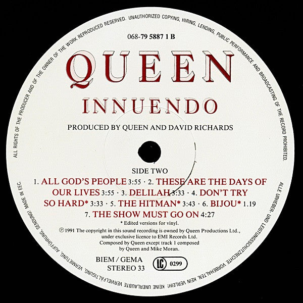 Queen : Innuendo (LP, Album)