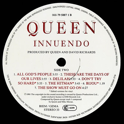 Queen : Innuendo (LP, Album)