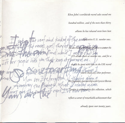 Elton John : The Very Best Of Elton John (2xLP, Comp)