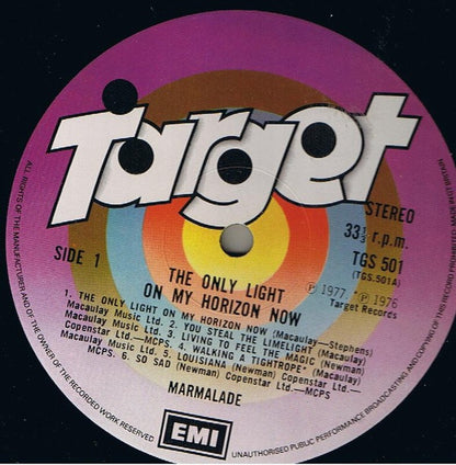 Marmalade* : The Only Light On My Horizon Now (LP, Album)