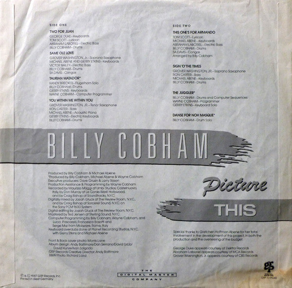 Billy Cobham : Picture This (LP, Album)