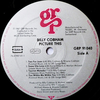 Billy Cobham : Picture This (LP, Album)
