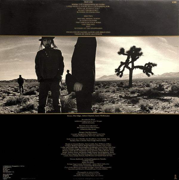 U2 : The Joshua Tree (LP, Album, Mat)