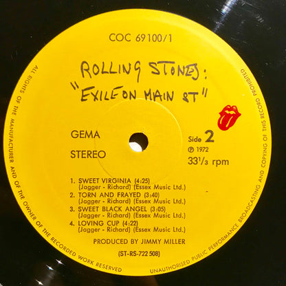 The Rolling Stones : Exile On Main St (2xLP, Album)
