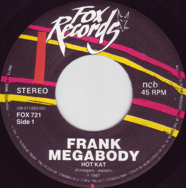 Frank Megabody : Hot Kat (7", Single)