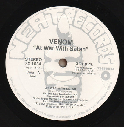 Venom (8) : At War With Satan (LP, Album)