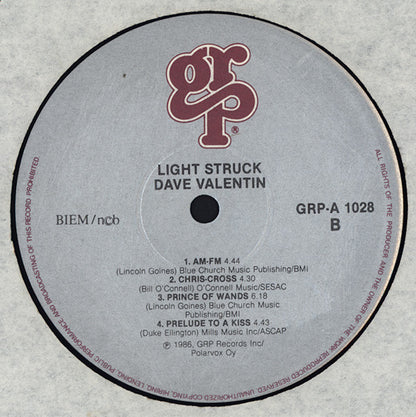 Dave Valentin : Light Struck (LP, Album)