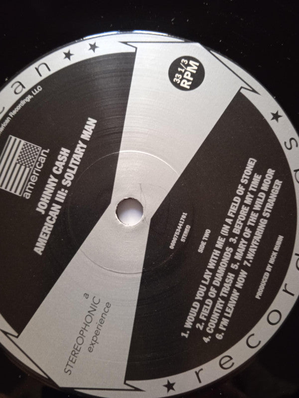 Johnny Cash : American III: Solitary Man (LP, Album, RE)