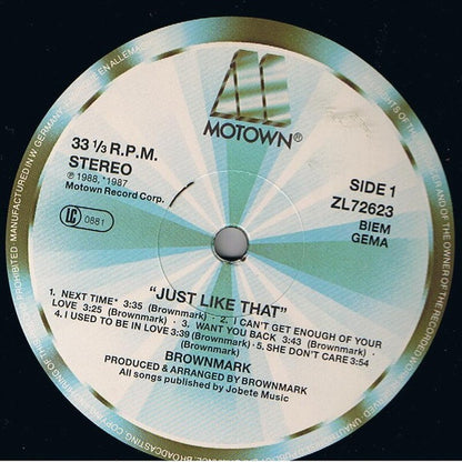 Brownmark : Just Like That (LP, Album)