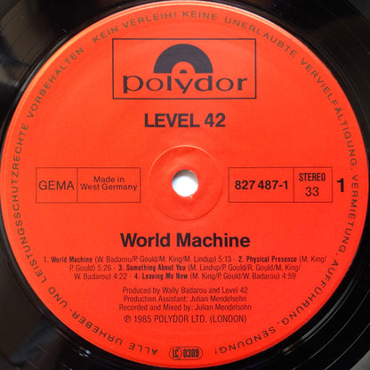 Level 42 : World Machine (LP, Album)