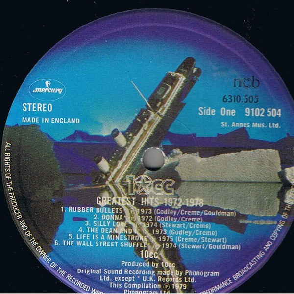 10cc : Greatest Hits 1972-1978 (LP, Comp)